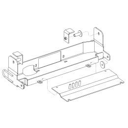 Winch Mounting Plate, Steeler 4x4, Mitsubishi L200 2015 - 2018 - EDK.ro
