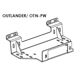 Placă de Montare Troliu, Steeler 4x4, Mitsubishi Outlander 2009 - 2012 - EDK.ro