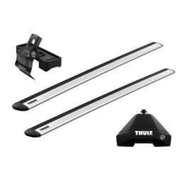Roof Bars Thule Evo Clamp WingBar Evo Silver GMC Sierra 2500 / 3500 Double Cab 2020 - Present - EDK.ro