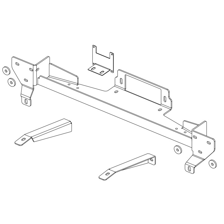 Winch Mounting Plate, Steeler 4x4, Volkswagen Crafter 2017 - Present - EDK.ro