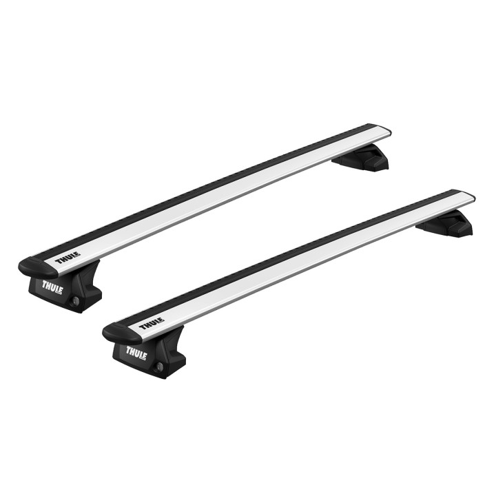 Roof Bars Thule Evo Flush Rail WingBar Evo Silver Mazda BT-50 Crew Cab (Mk. III) Double Cab 2020 - Present - EDK.ro