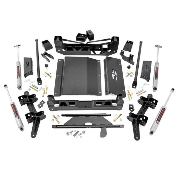 Suspension Lift Kit, Rough Country Lift 4 Inch, Chevrolet Blazer 1992 - 1994, Chevrolet Suburban 1992 - 1999, Chevrolet Tahoe 19