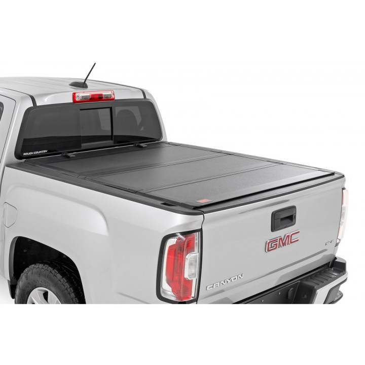 Lid Tonneau Bed Cover, Rough Country Tri-Fold, Chevrolet Colorado / GMC Canyon Bed Length 5.0 Feet 2014 - 2068 - EDK.ro