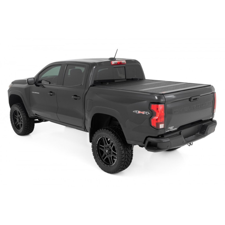 Lid Tonneau Bed Cover, Rough Country Tri-Fold, Chevrolet Colorado / GMC Canyon Bed Length 5.0 Feet 2013 - Present - EDK.ro