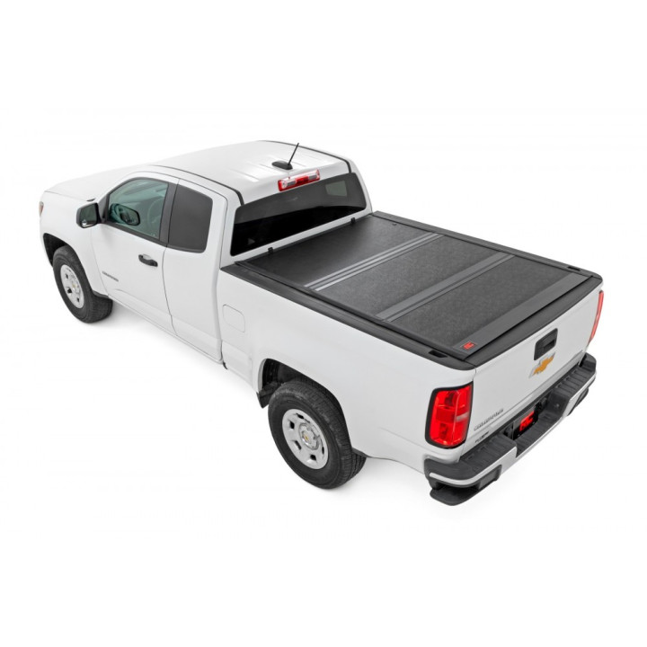 Lid Tonneau Bed Cover, Rough Country Tri-Fold, Chevrolet Colorado / GMC Canyon Bed Length 6.0 Feet 2013 - Present - EDK.ro
