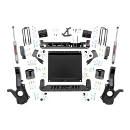 Lift Kit, Rough Country N3 Lift 4 Inch, Chevrolet Colorado 2023 - Present - EDK.ro
