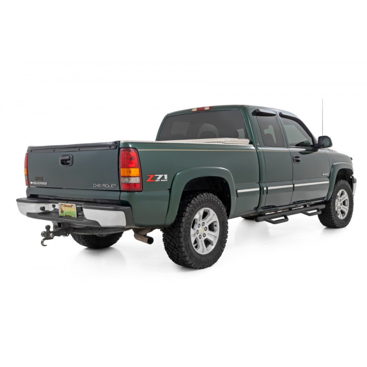 Praguri Laterale, Rough Country Nerf Step, Chevrolet Silverado 1500 / Silverado 2500 / Silverado 3500 / GMC Sierra 1500 / Sierra