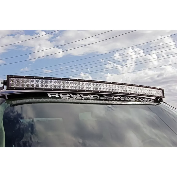 EC Approved LED Projector Integration Kit, Rough Country LED light mount bracket for 50" light bar, Chevrolet Silverado 1500 / S