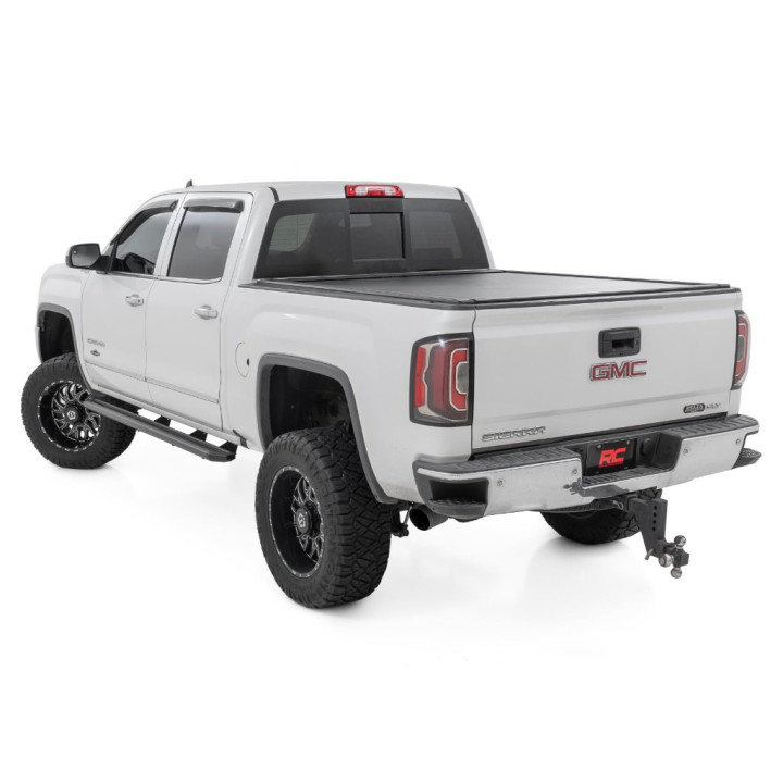 Side Steps, Rough Country Multi-Color LED, Chevrolet Silverado 1500 / Silverado 2500 / Silverado 3500 / GMC Sierra 1500 / Sierra