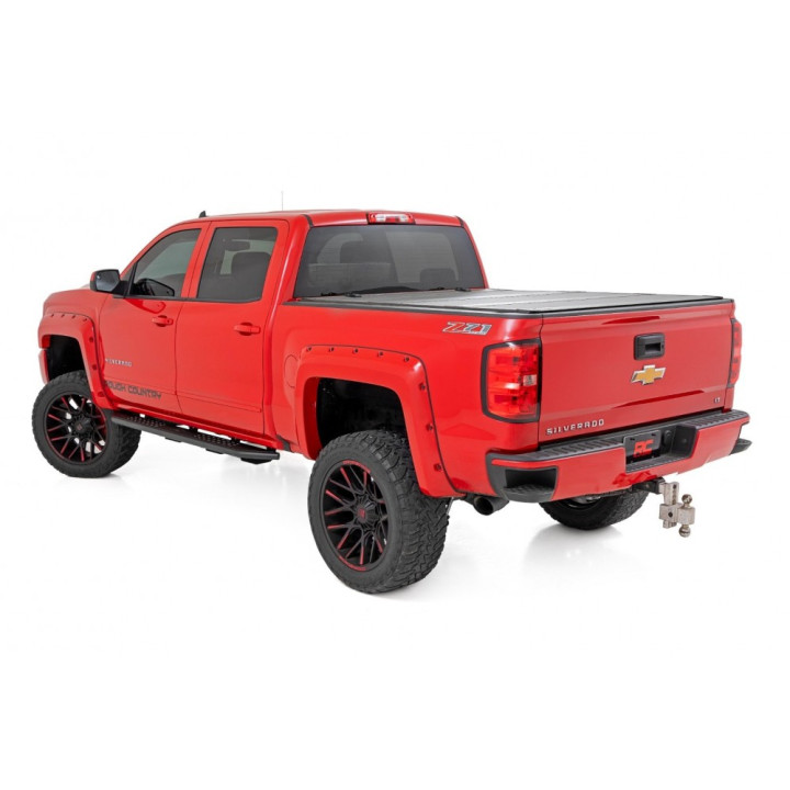 Side Steps, Rough Country OV2, Chevrolet Silverado 1500 / Silverado 2500 / Silverado 3500 / GMC Sierra 1500 / Sierra 2500 / Sier