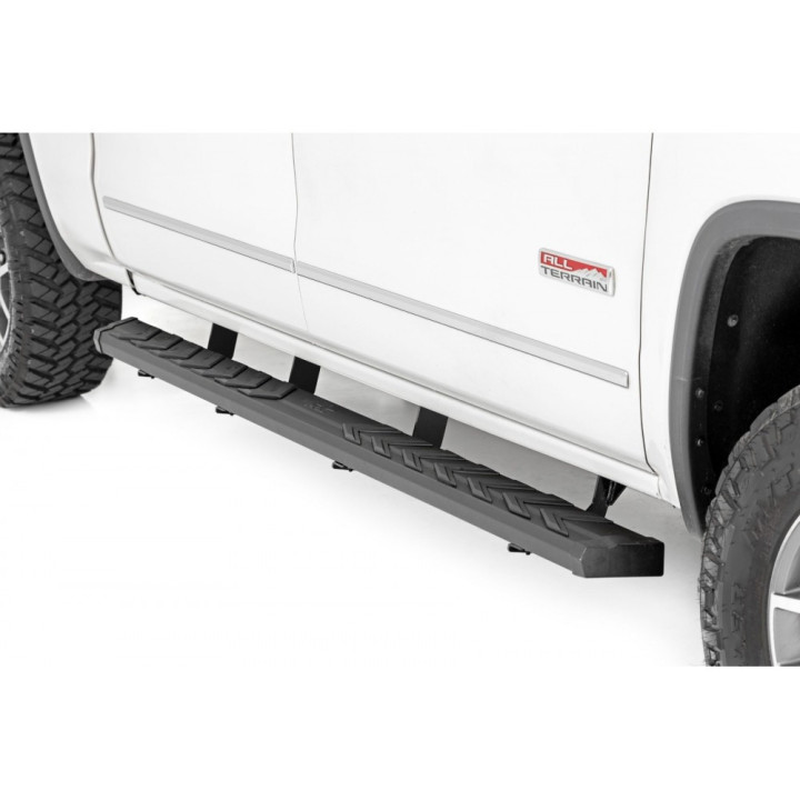 Side Steps, Rough Country BA2, Chevrolet Silverado 1500 / Silverado 2500 / Silverado 3500 / GMC Sierra 1500 / Sierra 2500 / Sier