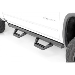 Side Steps, Rough Country SRX2, Chevrolet Silverado 1500 / Silverado 2500 / Silverado 3500 / GMC Sierra 1500 / Sierra 2500 / Sie