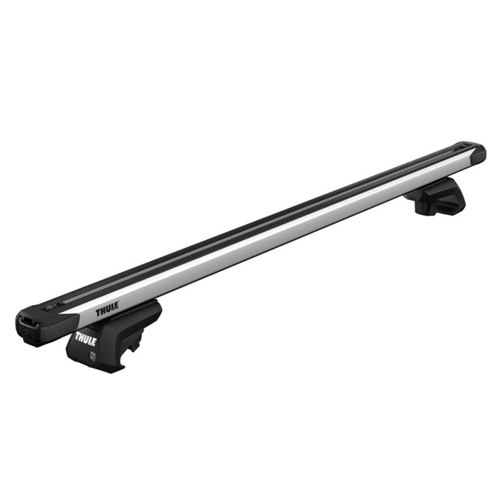 Bare transversale Thule Evo Raised Rail SlideBar Argintiu BMW X5 5 uși SUV 2008 - 2013 - EDK.ro