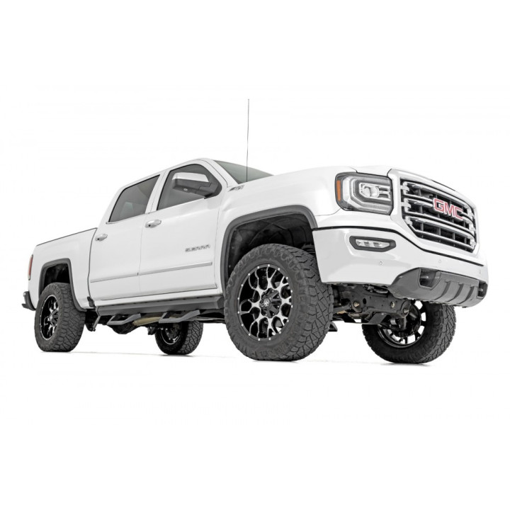 Side Steps, Rough Country SRX2, Chevrolet Silverado 1500 / Silverado 2500 / Silverado 3500 / GMC Sierra 1500 / Sierra 2500 / Sie