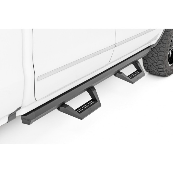 Side Steps, Rough Country SRX2, Chevrolet Silverado 1500 / Silverado 2500 / Silverado 3500 / GMC Sierra 1500 / Sierra 2500 / Sie