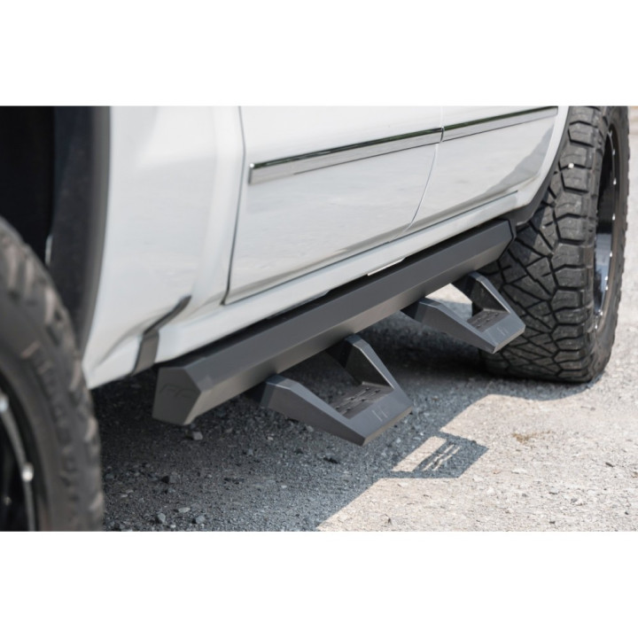Side Steps, Rough Country SRX2, Chevrolet Silverado 1500 / Silverado 2500 / Silverado 3500 / GMC Sierra 1500 / Sierra 2500 / Sie