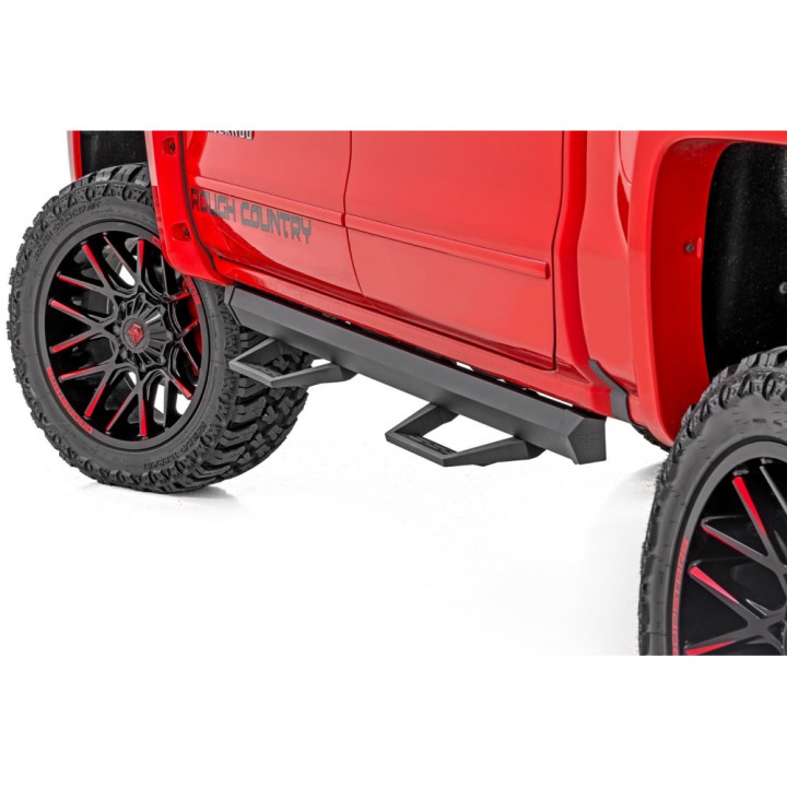 Side Steps, Rough Country SRL2, Chevrolet Silverado 1500 / Silverado 2500 / Silverado 3500 / GMC Sierra 1500 / Sierra 2500 / Sie