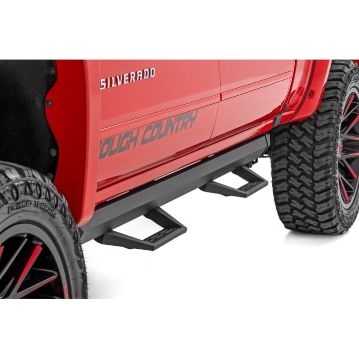 Praguri Laterale, Rough Country SRL2, Chevrolet Silverado 1500 / Silverado 2500 / Silverado 3500 / GMC Sierra 1500 / Sierra 2500