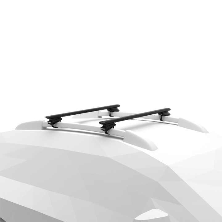 Bare transversale Thule Evo 7108 Raised Rail WingBar Evo Negru BMW X6 5 uși SUV 2008 - 2014 - EDK.ro