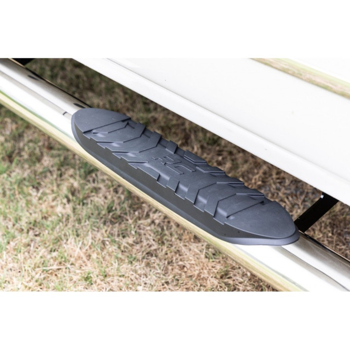 Side Steps, Rough Country Oval Nerf Step, Chevrolet Silverado 1500 / Silverado 2500 / Silverado 3500 / GMC Sierra 1500 / Sierra 