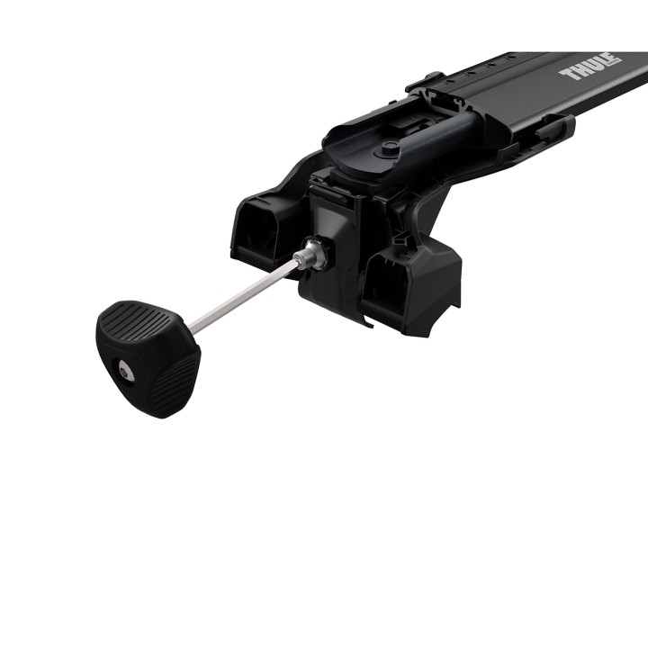 Roof Bars Thule Evo Flush Rail WingBar Edge Black BMW X6 5-Door SUV 2015 - 2019 - EDK.ro