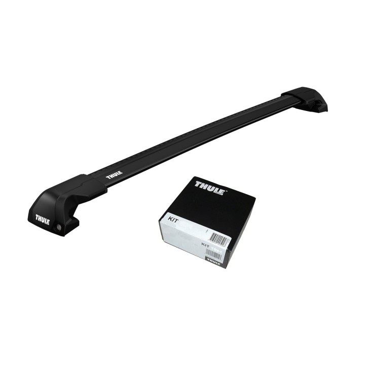 Roof Bars Thule Evo Flush Rail WingBar Edge Black BMW X7 5-Door SUV 2019 - Present - EDK.ro