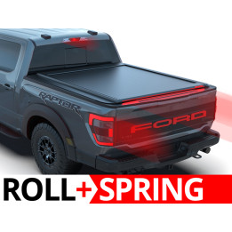 Spring Assisted Roll Top Tonneau Bed Cover, Tessera 4x4 Roll+, Ford F-150 Bed Length 6.5 Feet 2021 - Present - EDK.ro