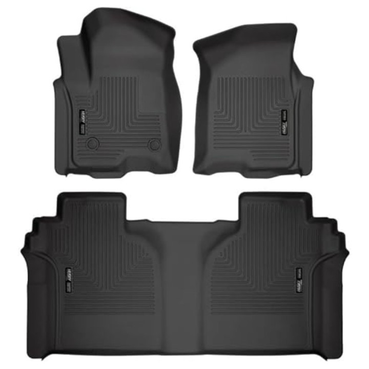 Covorașe Față și Spate Weatherbeater, Husky Liners Crew Cab, Chevrolet Silverado 1500 / 2500 / 3500 / GMC Sierra 1500 / 2500 / 3500 2019 - Prezent - EDK.ro