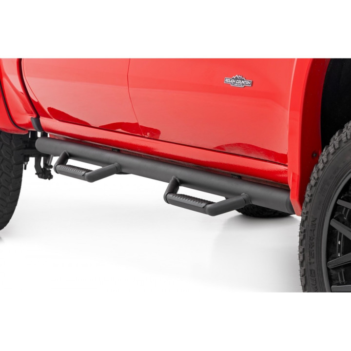 Praguri Laterale, Rough Country Nerf Step, Chevrolet Silverado 1500 / Silverado 2500 / Silverado 3500 / GMC Sierra 1500 / Sierra