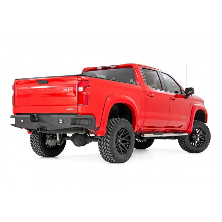 Side Steps, Rough Country Oval Nerf Step, Chevrolet Silverado 1500 / Silverado 2500 / Silverado 3500 / GMC Sierra 1500 / Sierra 