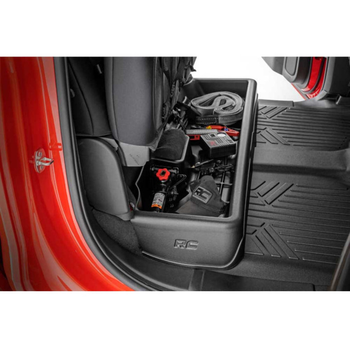 Under-seat Storage, Rough Country, Chevrolet Silverado 1500 / 2500 / 3500 2019 - Present, GMC Sierra 1500 / 2500 / 3500 2019 - P