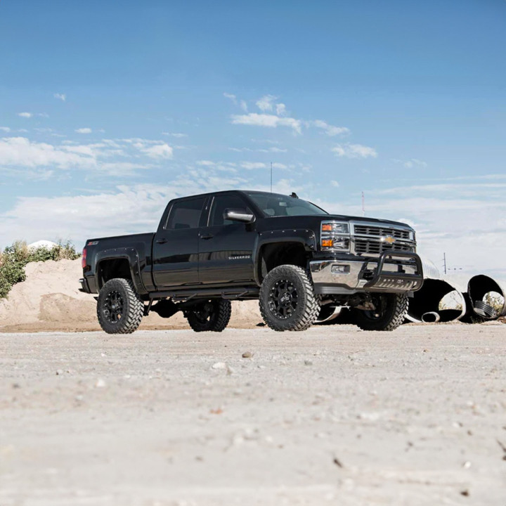 Extensii Aripi Față și Spate, Rough Country Pocket, Chevrolet Silverado 1500 / 2500 2014 - 2019 - EDK.ro