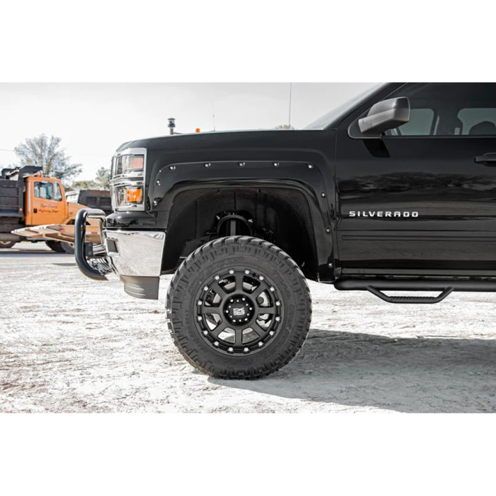 Extensii Aripi Față și Spate, Rough Country Pocket, Chevrolet Silverado 1500 / 2500 2014 - 2019 - EDK.ro
