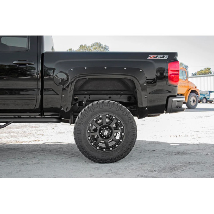 Extensii Aripi Față și Spate, Rough Country Pocket, Chevrolet Silverado 1500 / 2500 2014 - 2019 - EDK.ro