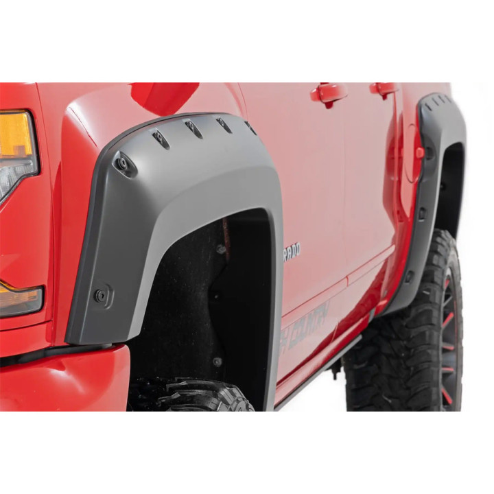 Extensii Aripi Față și Spate, Rough Country Pocket, Chevrolet Silverado 1500 / 2500 2014 - 2019 - EDK.ro