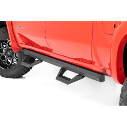 Side Steps, Rough Country SRX2, Chevrolet Silverado 1500 / Silverado 2500 / GMC Sierra 1500 / Sierra 2500 2019 - Present - EDK.r