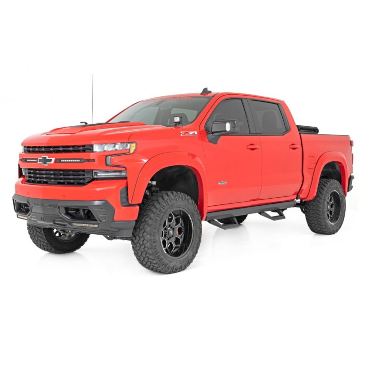 Praguri Laterale, Rough Country SRX2, Chevrolet Silverado 1500 / Silverado 2500 / GMC Sierra 1500 / Sierra 2500 2019 - Prezent -