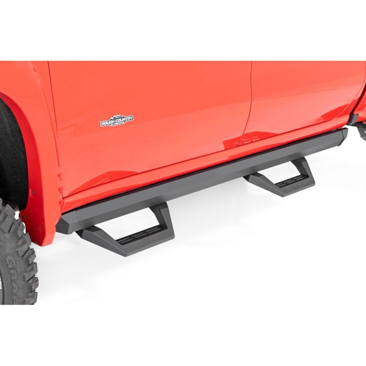 Praguri Laterale, Rough Country SRX2, Chevrolet Silverado 1500 / Silverado 2500 / GMC Sierra 1500 / Sierra 2500 2019 - Prezent -