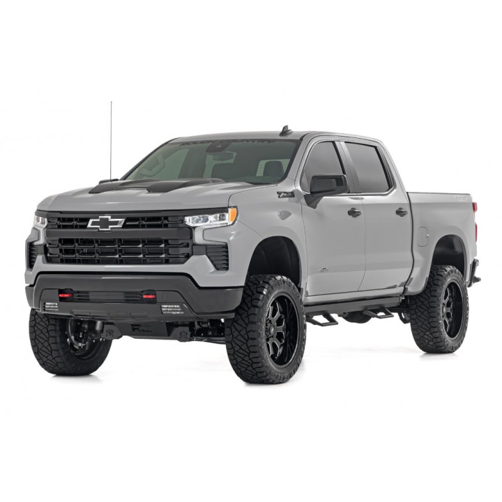 Side Steps, Rough Country SRL2, Chevrolet Silverado 1500 / Silverado 2500 / GMC Sierra 1500 / Sierra 2500 2019 - Present - EDK.r