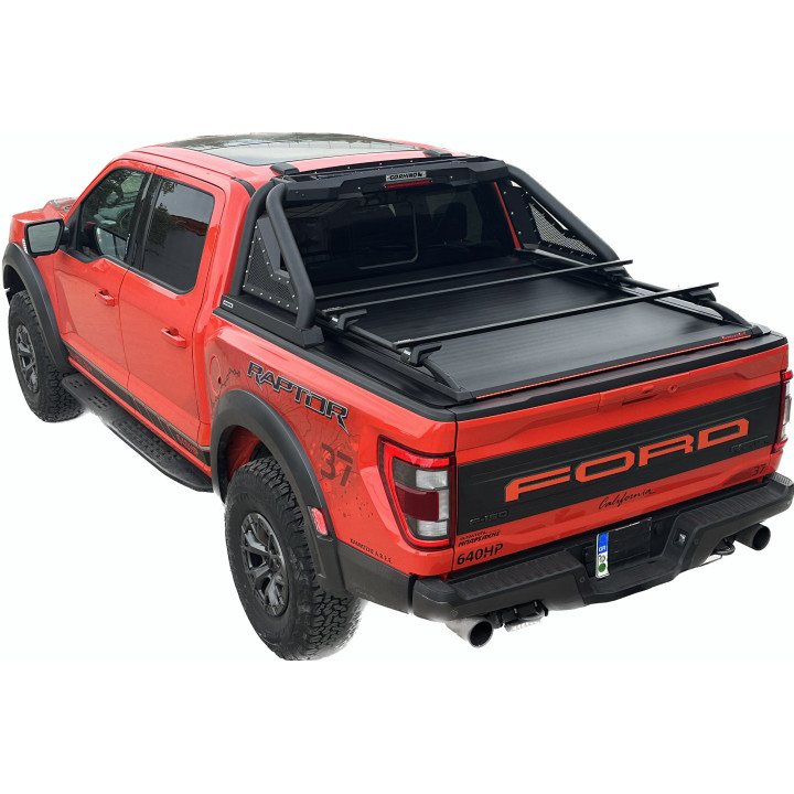 Spring Assisted Roll Top Tonneau Bed Cover, Tessera 4x4 Roll+, Ford F-150 Lightning Bed Length 5.5 Feet 2023 - Present - EDK.ro