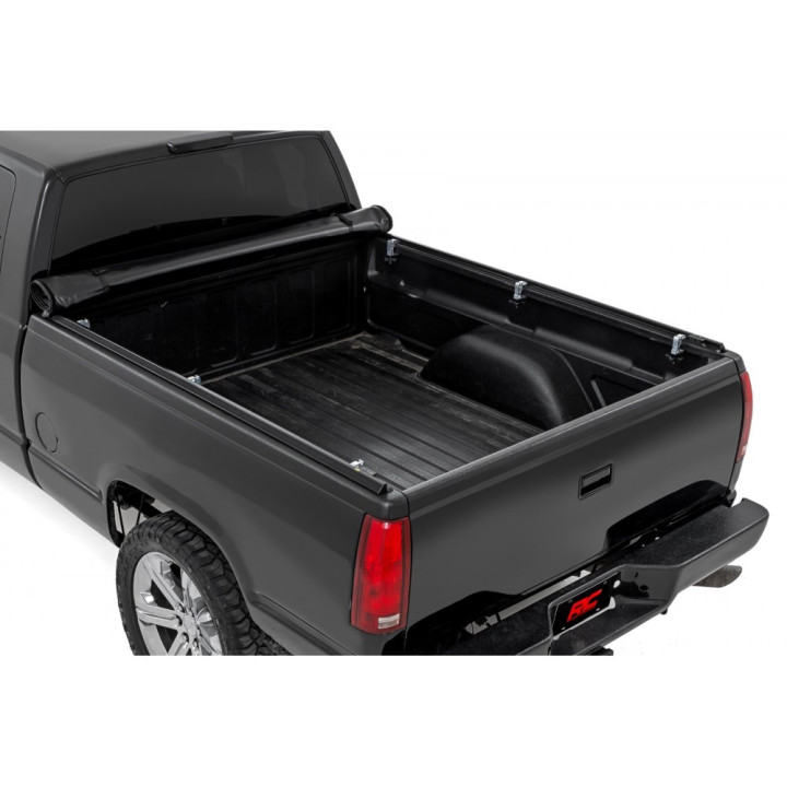 Închidere de Benă Tip Prelată, Rough Country Roll, Chevrolet Silverado 1500 / GMC Sierra 1500 Lungime Benă 6.7 Feet 1998 - 2007 / 2014 - Prezent - EDK.ro