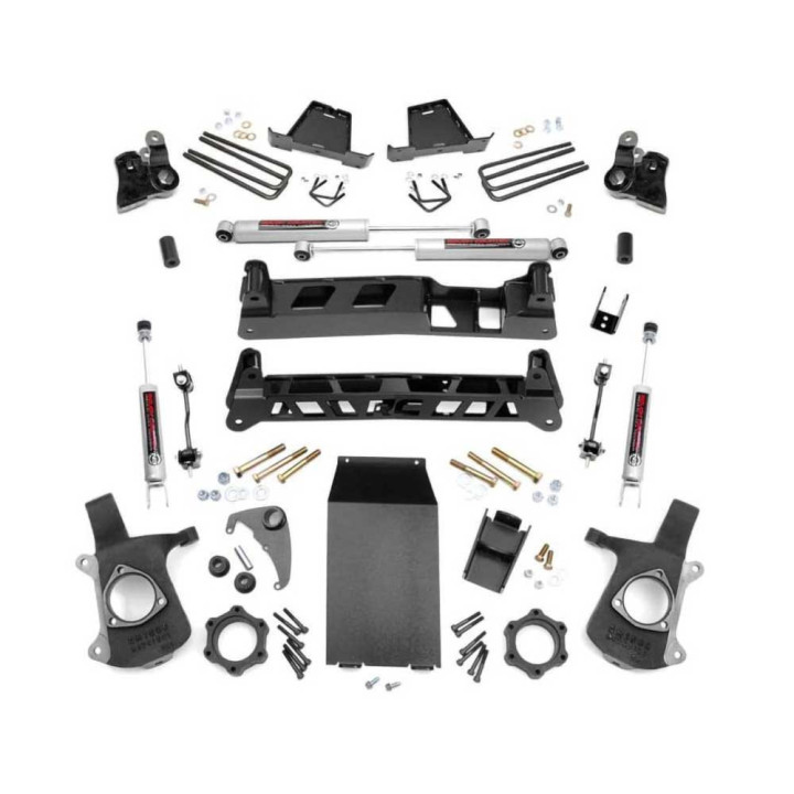 Kit Suspensie de Ridicare, Rough Country Lift 6 Inch, Chevrolet Silverado 1500 1999 - 2007, GMC Sierra 1500 1998 - 2007 - EDK.ro