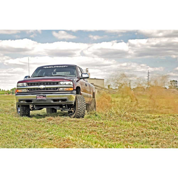 Suspension Lift Kit, Rough Country 2WD Lift 6 Inch, Chevrolet Silverado 1500 1999 - 2007, GMC Sierra 1500 1998 - 2007 - EDK.ro
