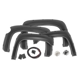 Front and Rear Fender Flares, Rough Country Pocket, Chevrolet Silverado 1500 2007 - 2013 - EDK.ro