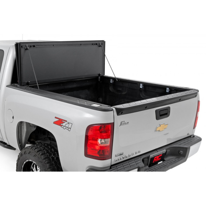 Lid Tonneau Bed Cover, Rough Country Tri-Fold, Chevrolet Colorado / GMC Canyon Bed Length 5.9 Feet 2014 - 2080 - EDK.ro