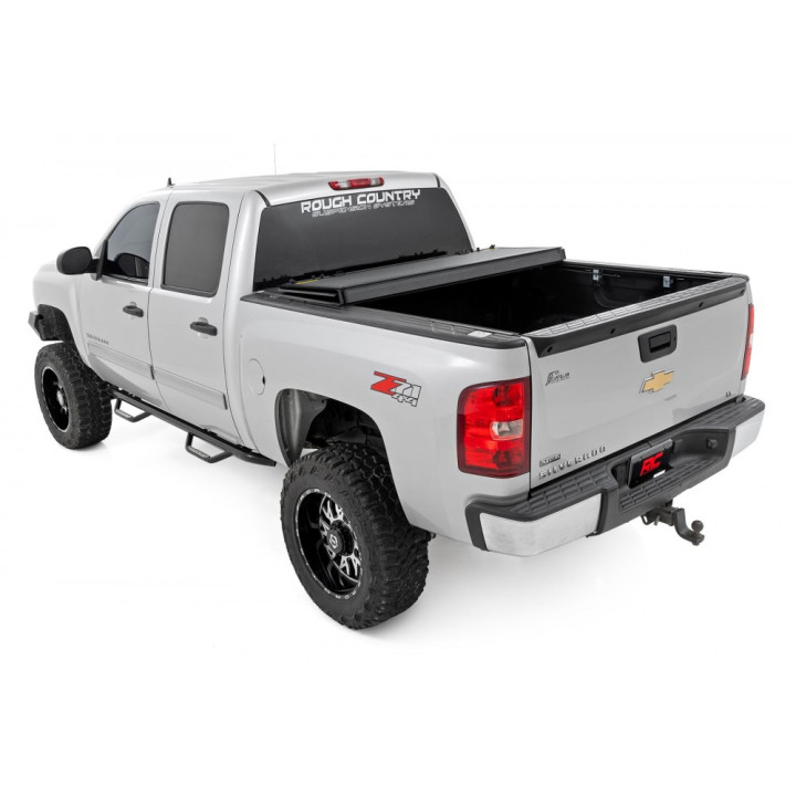 Lid Tonneau Bed Cover, Rough Country Tri-Fold, Chevrolet Colorado / GMC Canyon Bed Length 5.9 Feet 2014 - 2080 - EDK.ro