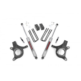 Lift Kit, Rough Country 2WD Lift 3 Inch, Chevrolet Silverado 1500 2007 - 2013, GMC Sierra 1500 2007 - 2013 - EDK.ro