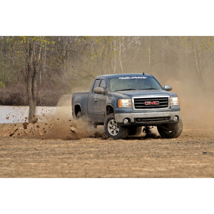Lift Kit, Rough Country 2WD Lift 3 Inch, Chevrolet Silverado 1500 / GMC Sierra 1500 2007 - 2013 - EDK.ro