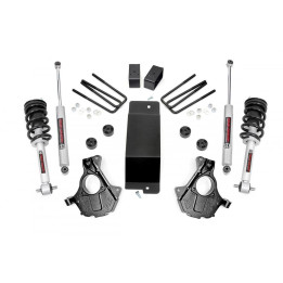 Lift Kit, Rough Country N3 Lift 3.5 Inch, Chevrolet Silverado 1500 2007 - 2013, GMC Sierra 1500 2007 - 2013 - EDK.ro