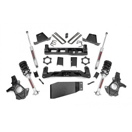 Kit de Ridicare, Rough Country N3 Lift 6 Inch, Chevrolet Silverado 1500 2007 - 2013, GMC Sierra 1500 2007 - 2013 - EDK.ro